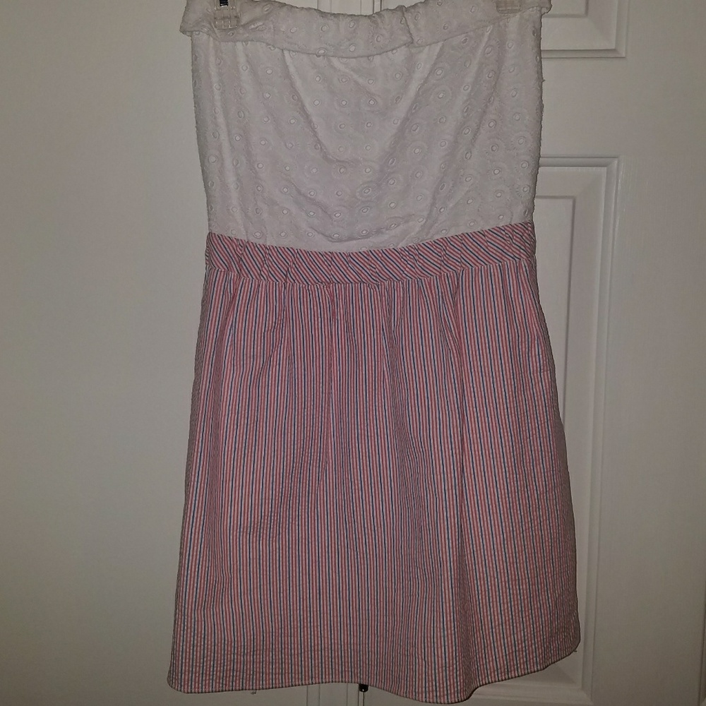 Lilly Pulitzer Strapless Dress Size Medium